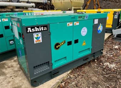 New ASHITA model AG3-50 50kVA Super Silent Generator (2022) (T2210062)