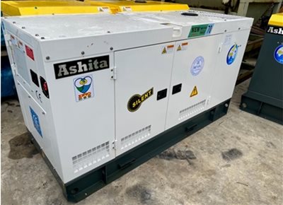 New ASHITA model AG3-70 70kVA Super Silent Generator (2022) H2210043