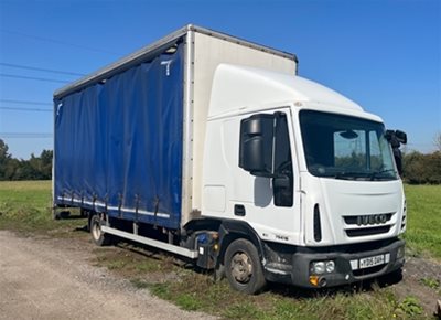 IVECO model Eurocargo 75E16S Curtain Sided Box Lorry (2015)
